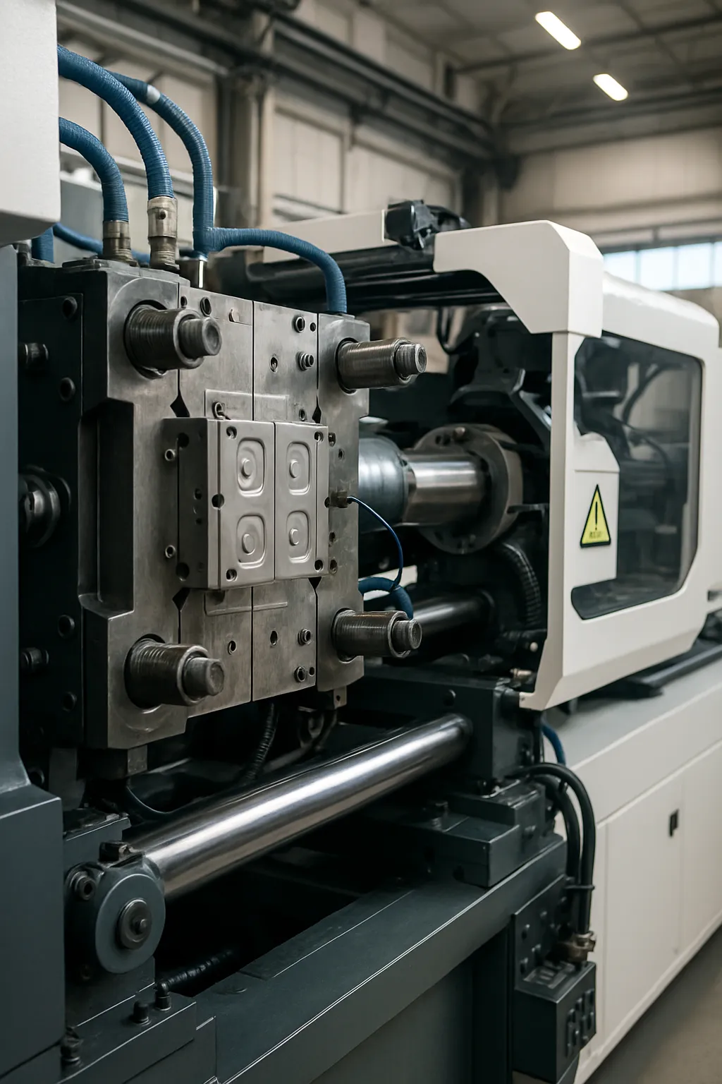 Plastics injection